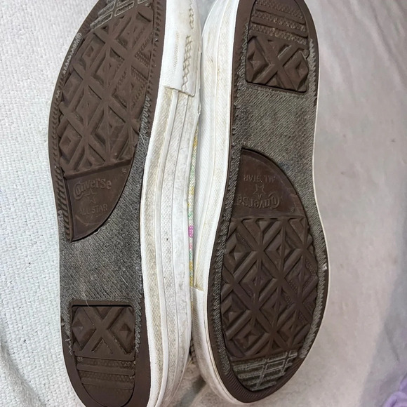 Floral Converse High Tops Size 3 - Picture 3 of 5